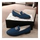 Chanel Denim Logo Loafers G35782