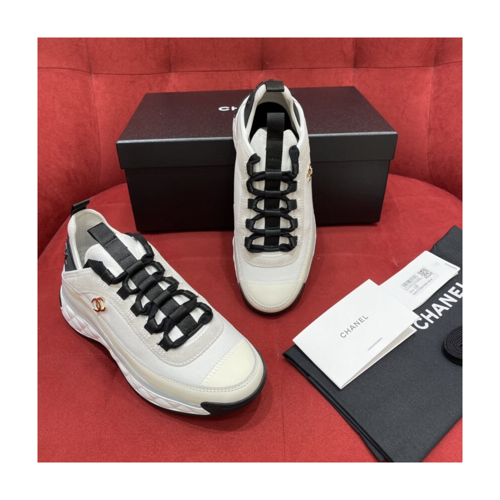 Chanel Velvet Calfskin Sneakers G35617