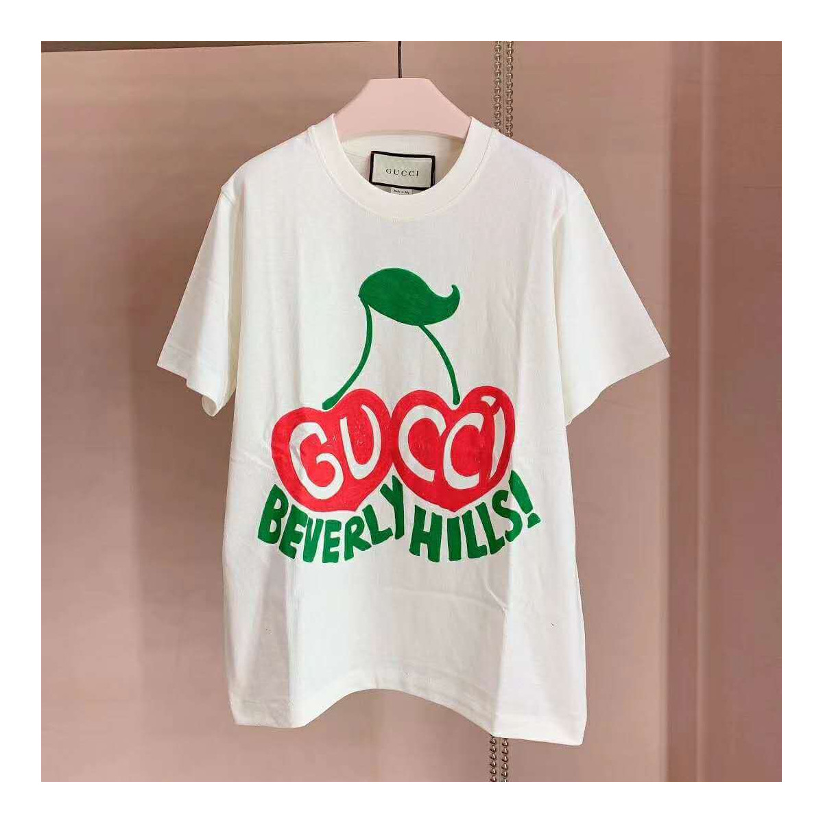 Gucci &quot;Beverly Hills&quot; Cherry Print T-Shirt 580762