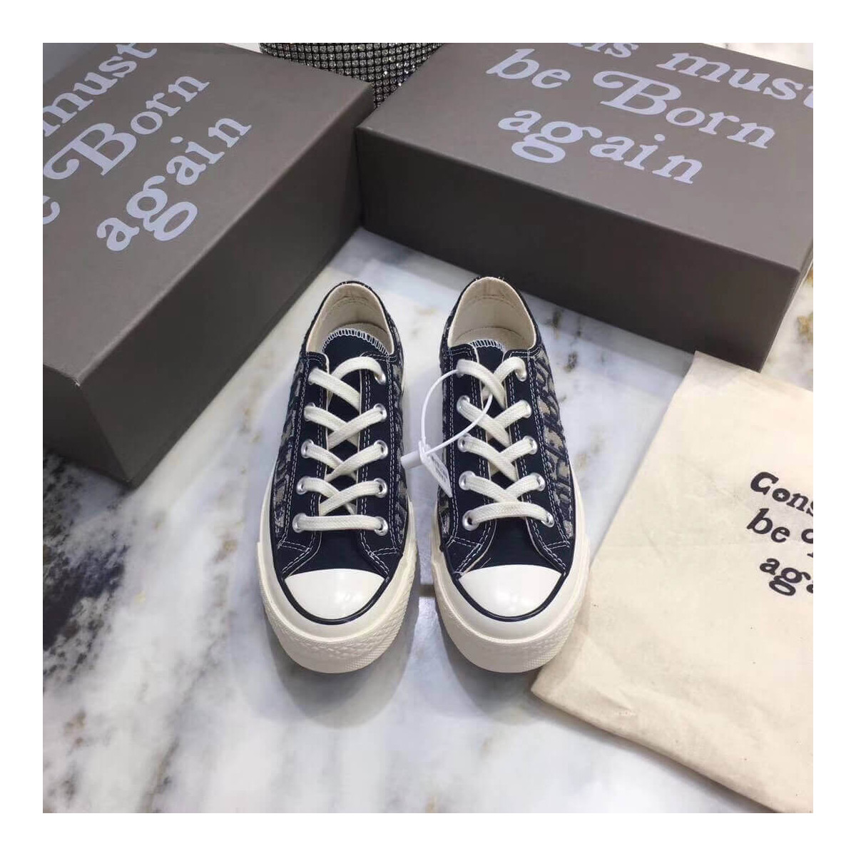 Dior X Converse B23 Low-Top Sneakers 3SN249