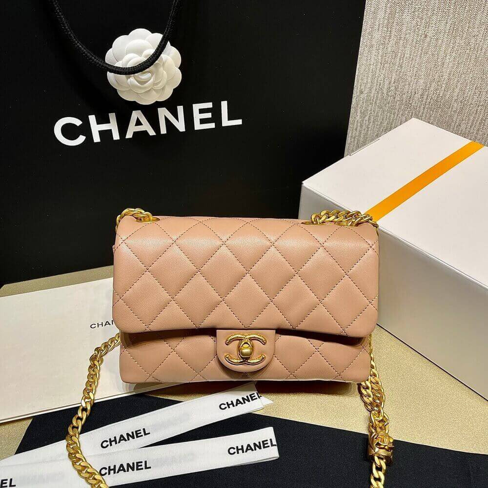 Chanel Lambskin Small Flap Bag AS3393