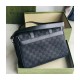 Gucci GG Guccissima Black Nylon Small Messenger Bag 510335