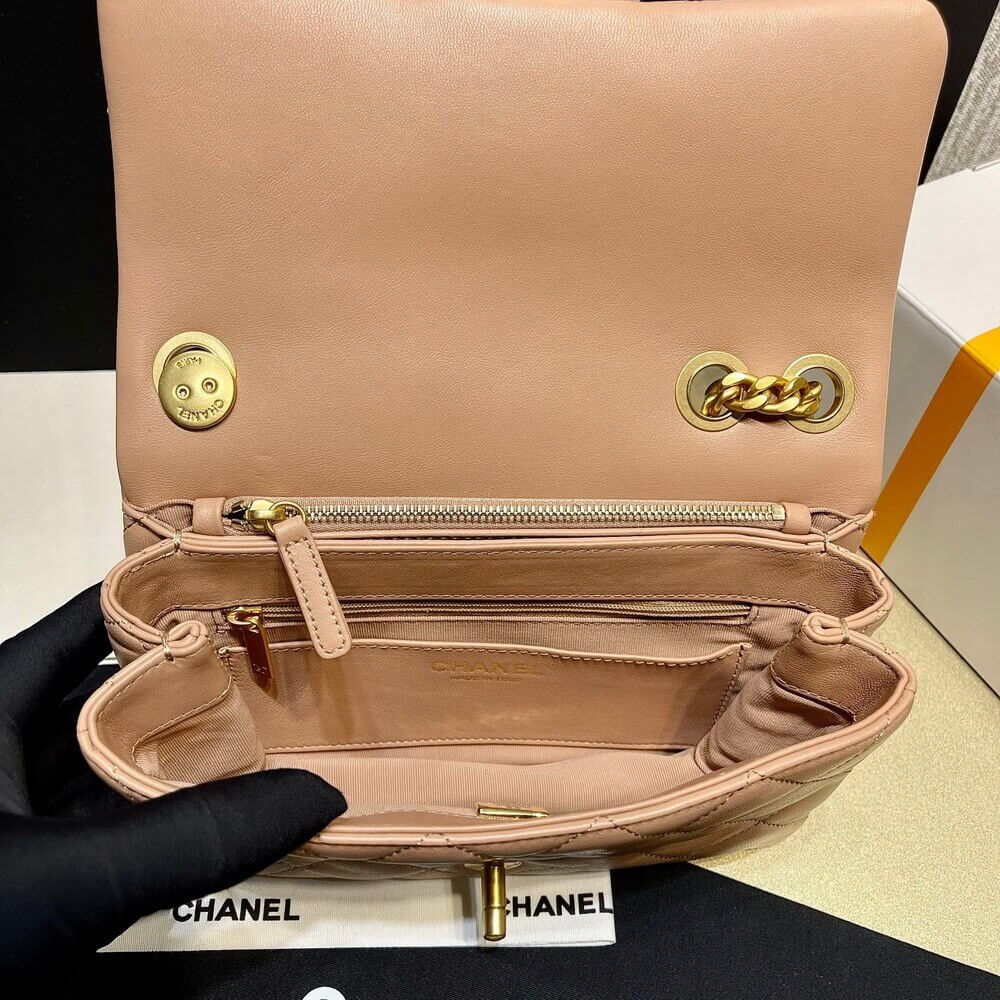 Chanel Lambskin Small Flap Bag AS3393