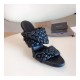 Bottega Veneta BV Curve Sandals 621213 Black