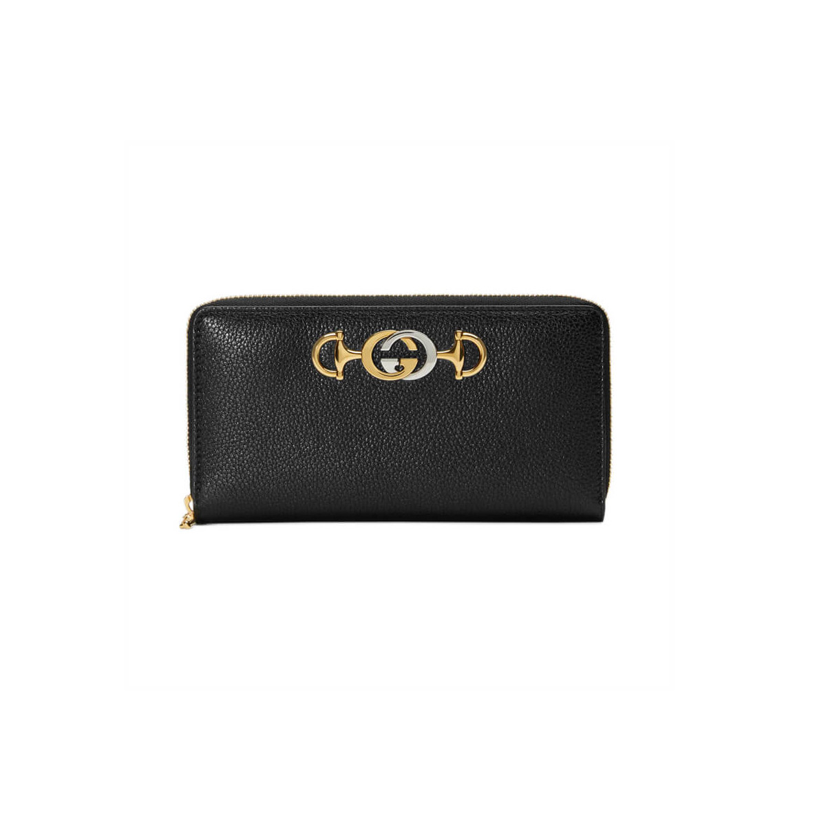 Gucci Zumi Grainy Leather Zip Around Wallet 570661