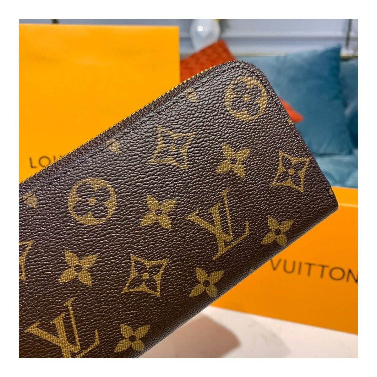 Louis Vuitton Monogram Clemence Wallet M60742 M61298