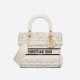 Christian Dior Medium Lady D-Lite Bag M05659 in Cannage Shearling