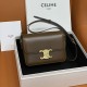 Celine Teen Triomphe Bag In Shiny Calfskin 188423