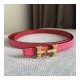 Hermes 5382 Rock Belt Buckle Leather Strap 13mm H0800