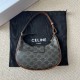 Celine Medium Ava Triomphe Bag In Triomphe Canvas And Calfskin 114492