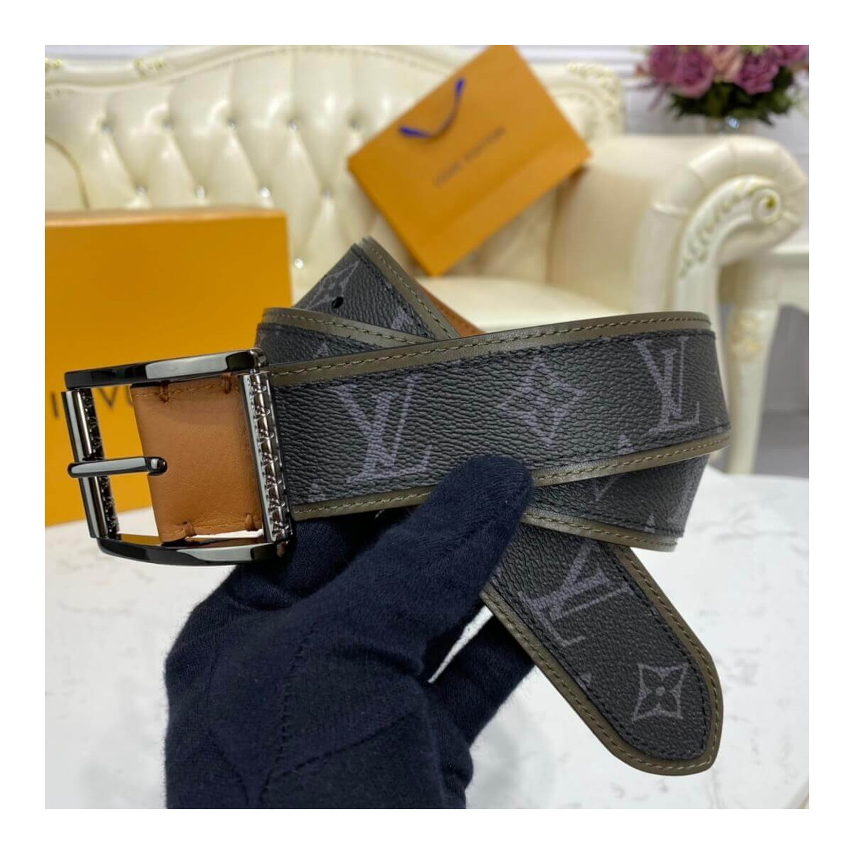 Louis Vuitton Reverso 40mm Reversible Belt M0262T