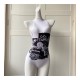 Chanel Printed Jersey One Piece Swimsuit P63162