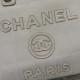 Chanel Deauville Cotton &amp; Calfskin Large Shopping Bag AS93786