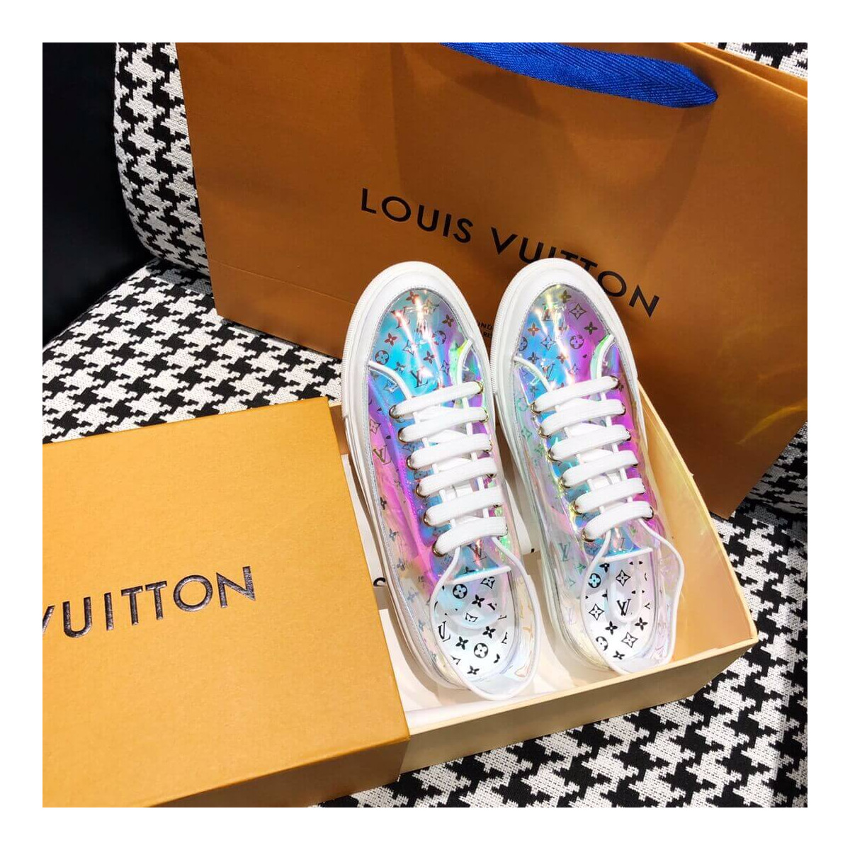 Louis Vuitton Rainbow PVC Sneakers