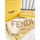 Fendi Cream Wool And Cashmere Scarf FXT334