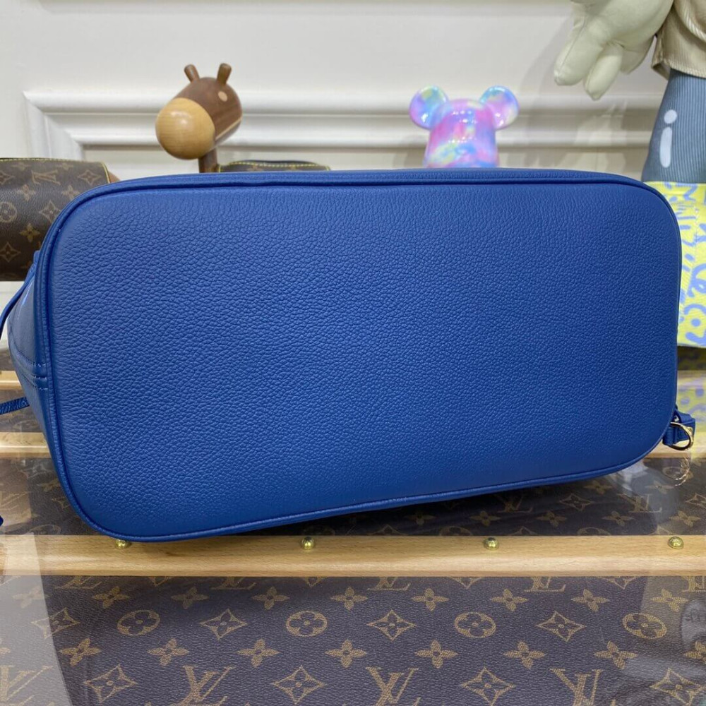 Louis Vuitton Monogram Empreinte Neverfull MM M46514 Blue