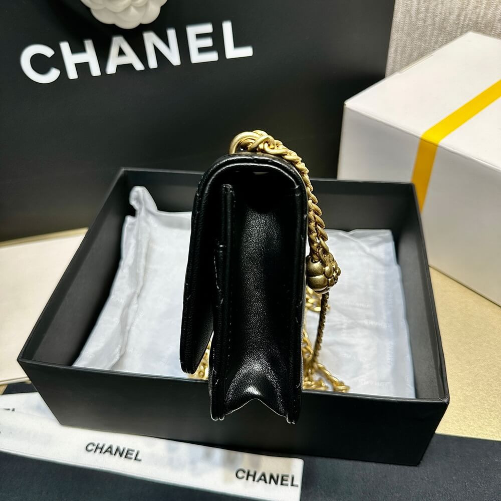 Chanel Camellia Crush Wallet On Chain Lambskin AP3297