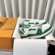 Louis Vuitton LV Trainer Sneaker Signature Green White 1AANG3