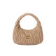 Miu Miu Wander Matelasse Nappa Leather Hobo Bag 5BC153 Sand Beige