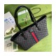 Balenciaga x Gucci Hacker Medium Tote Bag 680125 Black