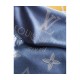 Louis Vuitton Studdy Reykjavik Scarf M76076 Denim Blue