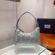 Prada Satin Mini-Bag With Artificial Crystals 1NE515