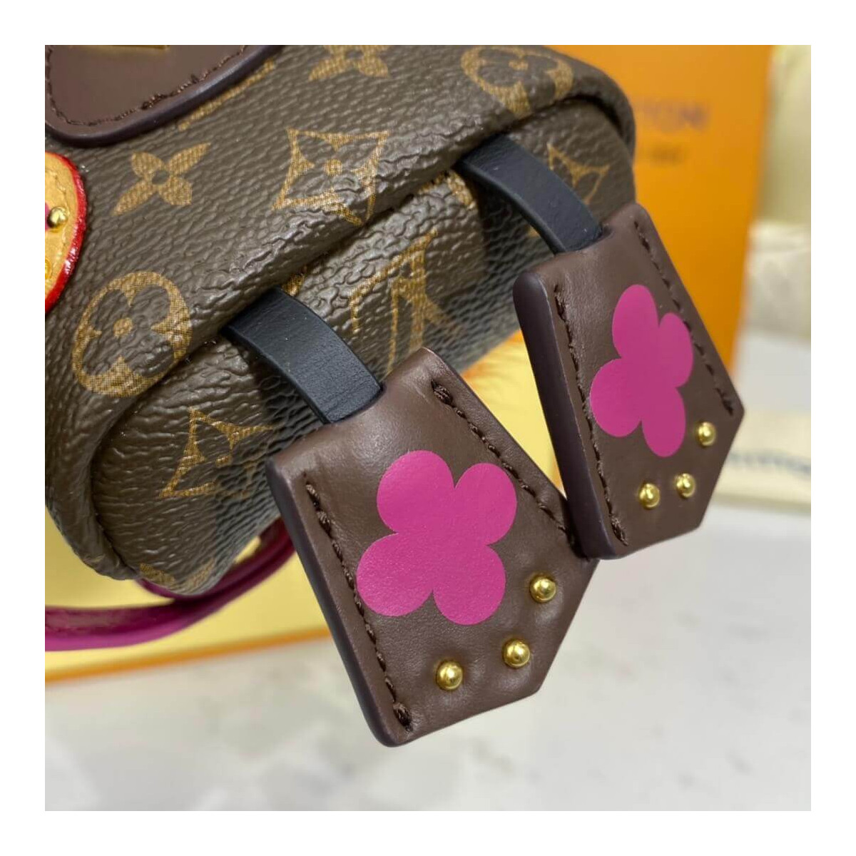 Louis Vuitton Palm Springs Bear Bag Charm and Key Holder M69552