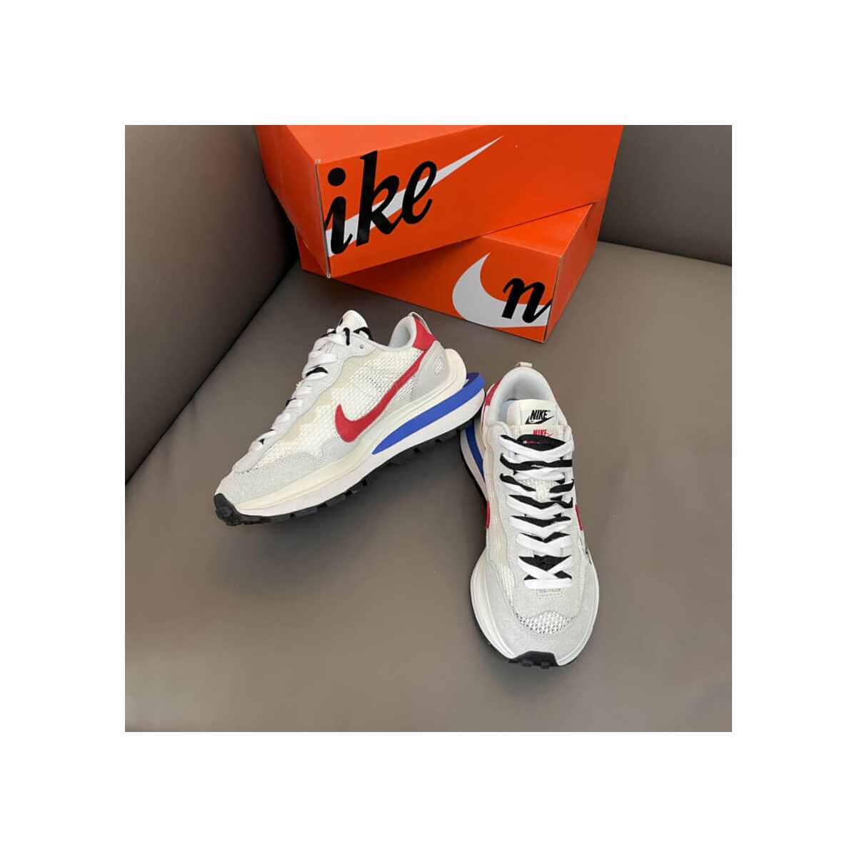 Nike Sacai x VaporWaffle Sail Sneakers DD1875