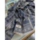 Christian Dior Cannage Denim Shawl 140163