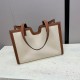 Celine Cabas 16 In Textile and Calfskin 114482