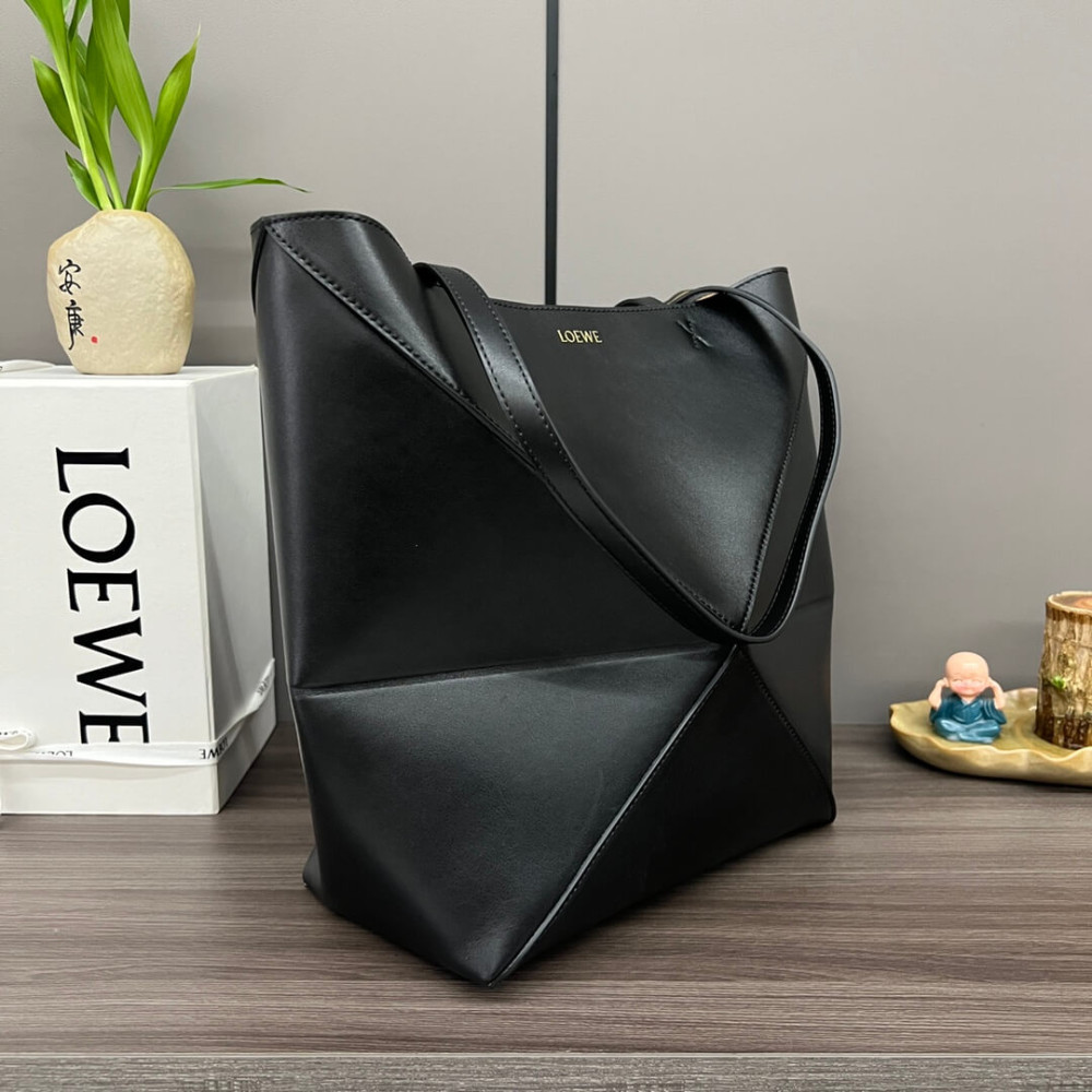 Loewe Puzzle Fold Medium Leather Tote Bag