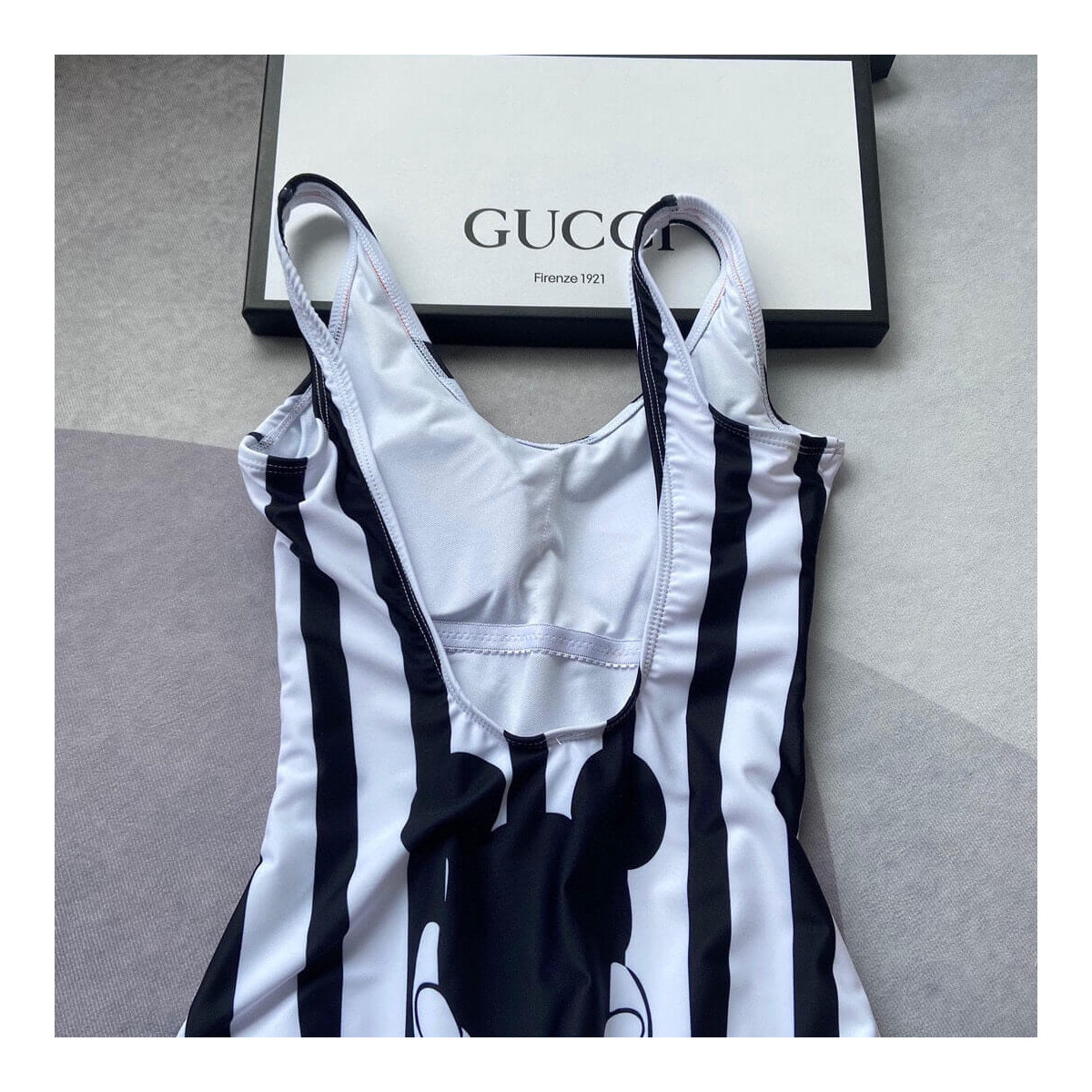 Gucci x Disney Stripe One Piece Print Swimsuit 501898