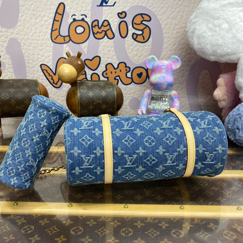 Louis Vuitton Monogram Denim Papillon Bag M46830