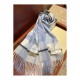 Burberry Unisex Check Wool Scarf 2402