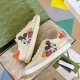 Gucci x Disney Ivory Leather Mickey Mouse Ace Sneaker 602129