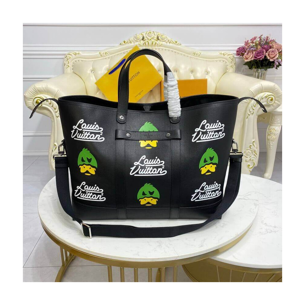 Louis Vuitton x Nigo Tote Journey M59373 Black