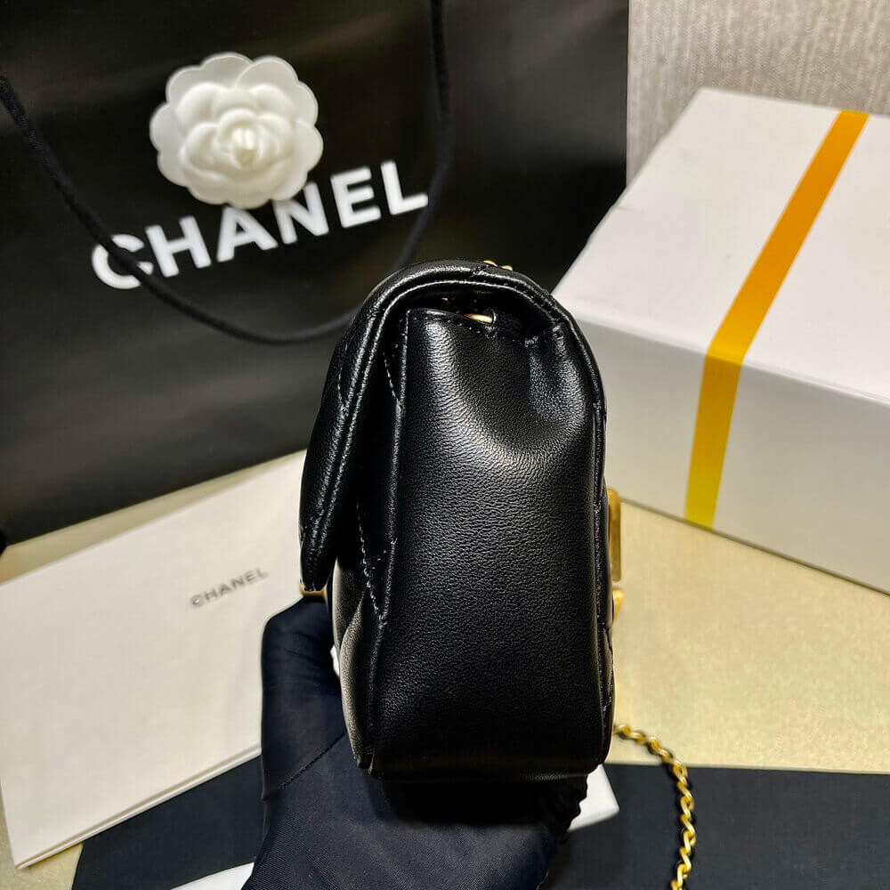 Chanel Mini Flap Bag 20cm Heart Chain AS3457