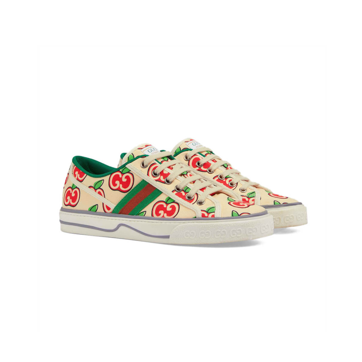 Gucci GG Apple Print Tennis 1977 Sneaker 606110