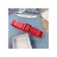 Christian Dior Diorquake 5.0cm Belt Red