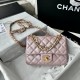 Chanel Mini Flap Bag with Pearl Top Handle Chain AS4385