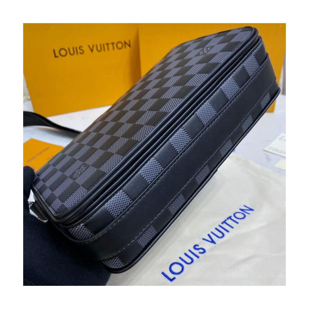 Louis Vuitton Onyx Damier Infini Leather Studio Messenger N50007