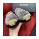 Chanel CC Logo Velvet Espadrilles G32910