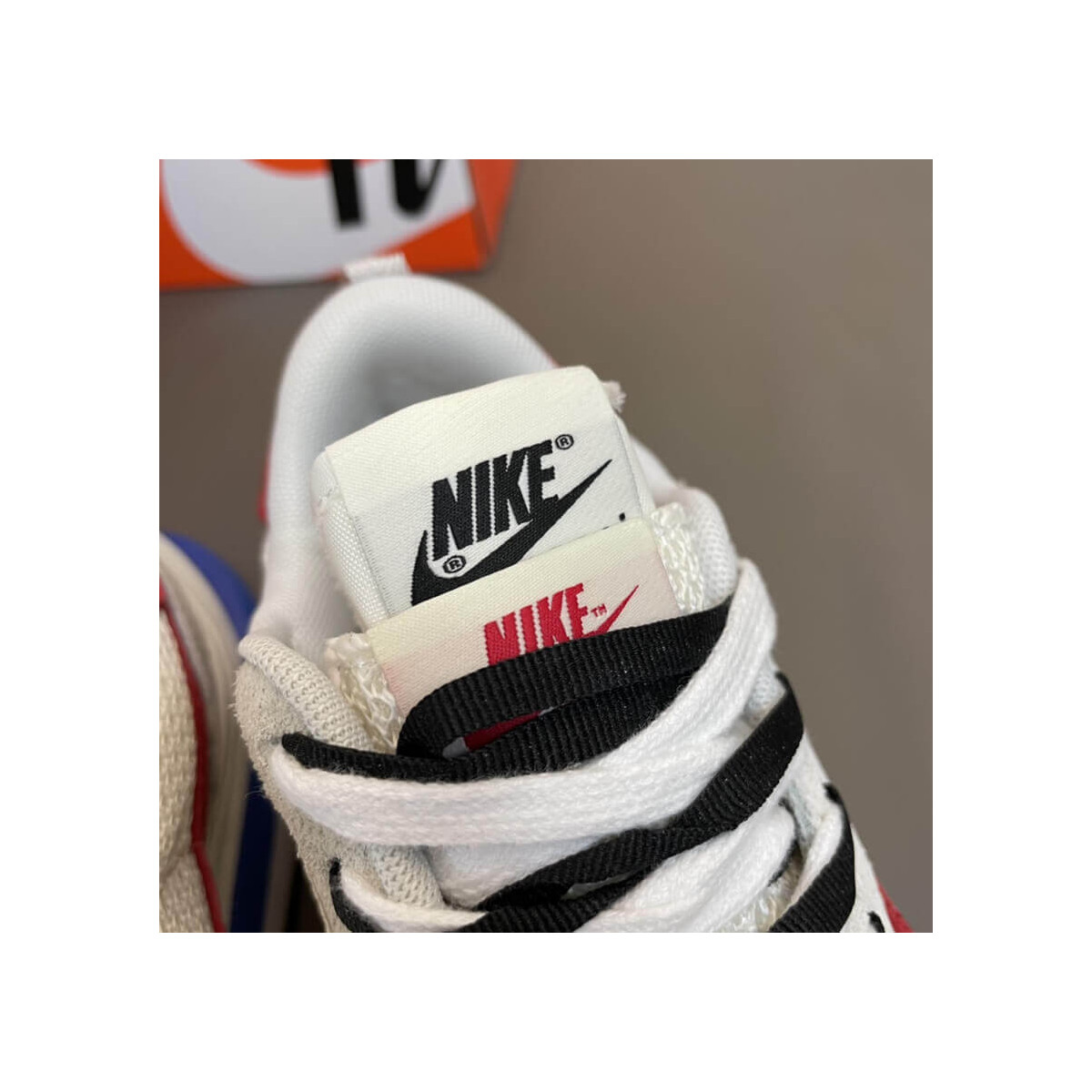 Nike Sacai x VaporWaffle Sail Sneakers DD1875