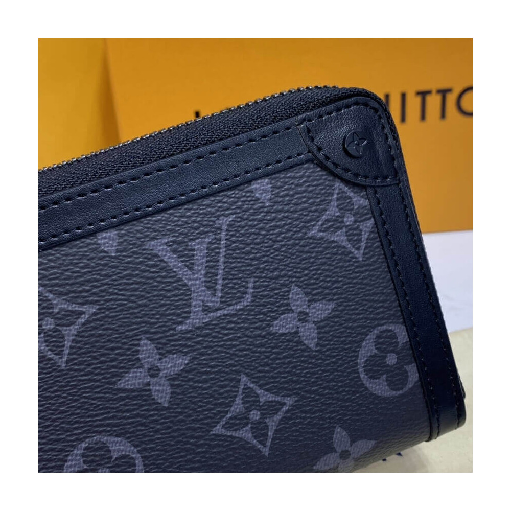 Louis Vuitton Monogram Eclipse Zippy Wallet Trunk M80558