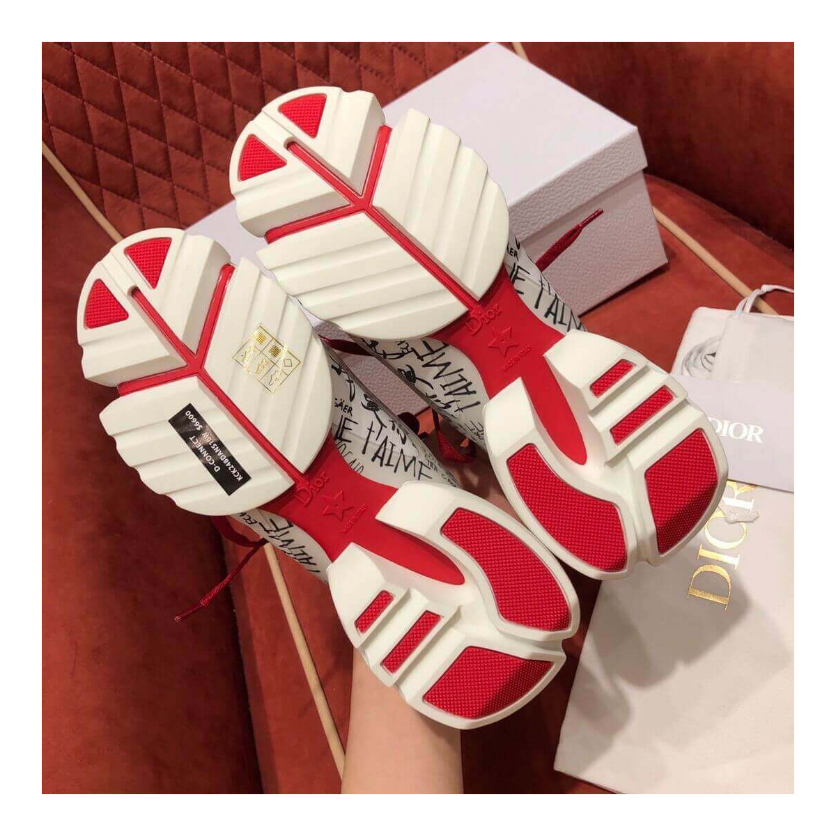 Dior D-Connect Dioramour Graffiti Sneaker K248