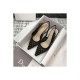 Dior J&#039;adior Slingback Pump with Thread and Bead Embroidery P767