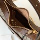 Gucci Half-Moon-Shaped Mini Bag with Interlocking G 726843 Brown