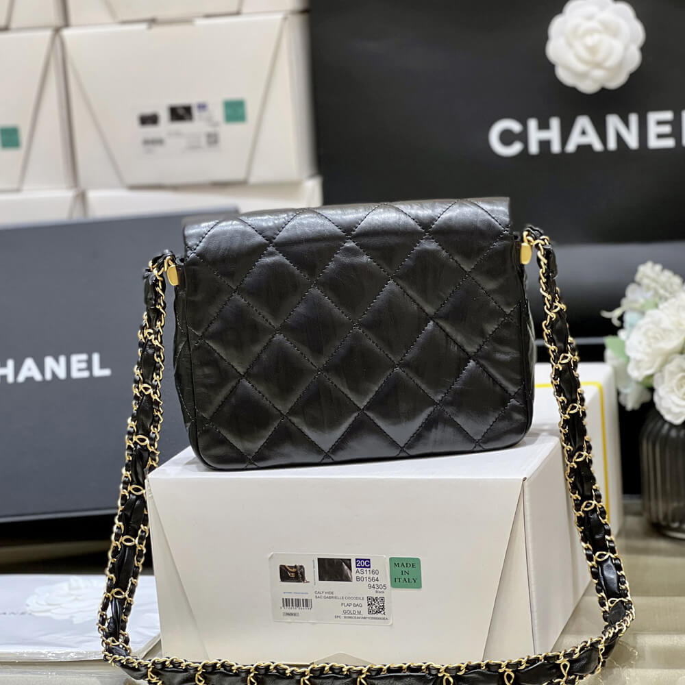 Chanel Lambskin Flap Bag AS4423 Black