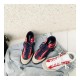 Chanel High Top with Chain Sneakers G35600 Blue / Red