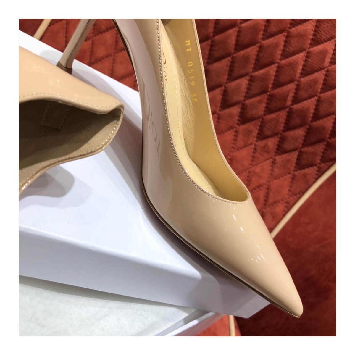 Dior D-Moi Pump Patent Calfskin P479